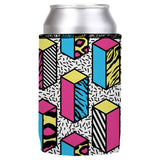 80s Allover Stubby Cooler - Standard - Top-Down View