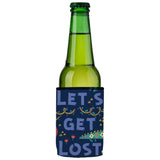 Lets Get Lost in the Wild Stubby Cooler - Standard - Front View