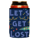 Lets Get Lost in the Wild Stubby Cooler - Standard - Rear View