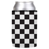 Small Checkerboard Stubby Cooler - Standard