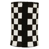 Small Checkerboard Stubby Cooler - Standard - Top-Down View