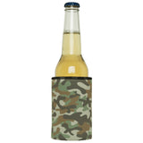 Woodland Camo Stubby Cooler - Standard - Top-Down View