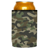 Woodland Camo Stubby Cooler - Standard - 45-Degree Angle