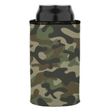 Woodland Camo Stubby Cooler - Standard - Rear View