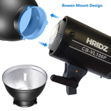 HRIDZ VL100P 100W Bi-Color LED Studio Lighting for Professional Photography and Videography - Front View