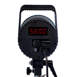 HRIDZ 200W Bi-Colour LED Video Light with Dimmable Features and Bowen Mount - 45-Degree Angle
