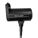 HRIDZ 200W Bi-Colour LED Video Light with Dimmable Features and Bowen Mount - Rear View