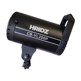 HRIDZ 200W Bi-Colour LED Video Light with Dimmable Features and Bowen Mount - Close-Up Angle