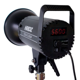 HRIDZ 200W Bi-Colour LED Video Light with Dimmable Features and Bowen Mount - Low Angle
