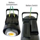 HRIDZ CB-VL100 100W Battery-Operated Bi-Colour LED Video Light Professional Outd - Rear View