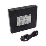 Hridz DU07 Dual Charger For Panasonic CGA-DU06 CGA-DU07 A CGR-DU06 CGR-DU07 - Top-Down View