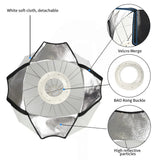 Hridz 65cm Globe Lantern Softbox Bowens mount For Video Studio Photography - Close-Up Angle