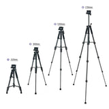 1.7m Lightweight Aluminum Alloy Camera Tripod with 3-Way Pan Head and Carrying Bag