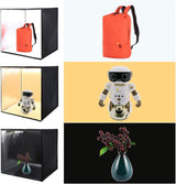 Hridz 60cm Light Box Bi-Colour Photography Portable Photo Studio Shooting Tent with 6 PVC Backdrops - Side View