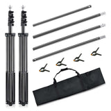 Heavy Duty 2.6M x 3M Backdrop Support Stand for Photography and Video Production