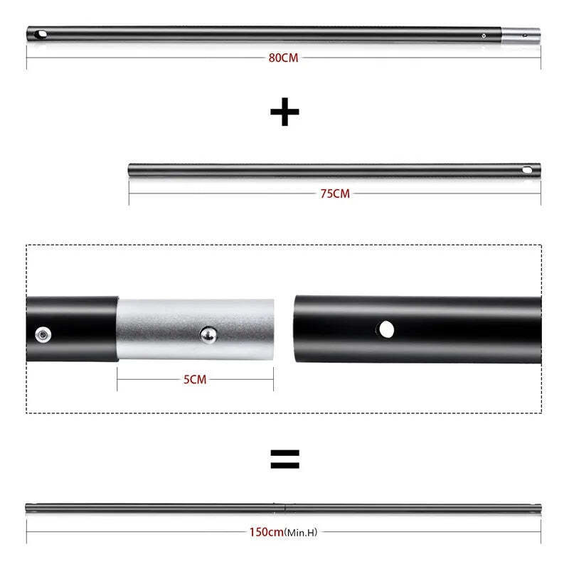 Heavy Duty 2.6M x 3M Backdrop Support Stand for Photography and Video Production