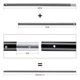 Heavy Duty 2.6M x 3M Backdrop Support Stand for Photography and Video Production - Rear View