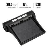 Solar-Powered Wireless Tire Pressure Monitoring System with 4 External Sensors - Side View