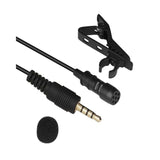 Hridz 3.5mm Clip-on Lapel Lavalier Microphone for Mobile Phone - Side View