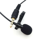 Hridz 3.5mm Clip-on Lapel Lavalier Microphone for Mobile Phone - 45-Degree Angle