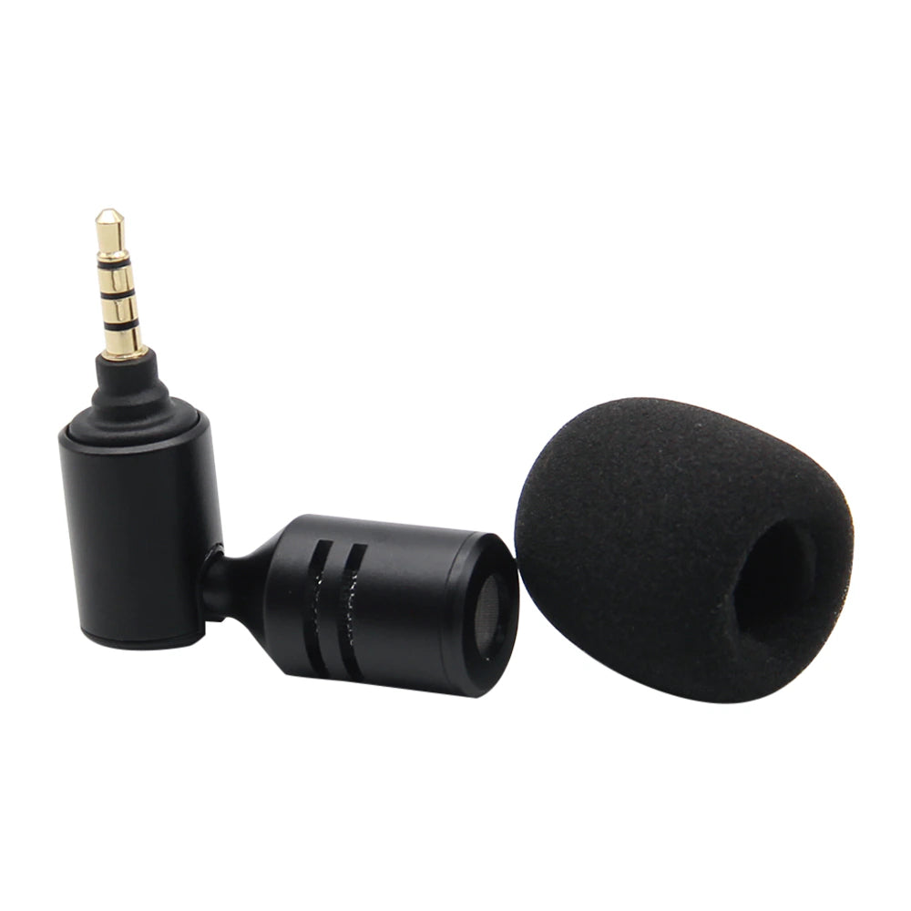 HRIDZ Portable Mini Microphone 3.5mm Stereo Type-C Flexural Bendable Mic - 3-pole