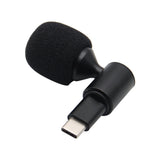 HRIDZ Portable Mini Microphone 3.5mm Stereo Type-C Flexural Bendable Mic - 3-pole