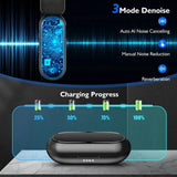 HRIDZ Wireless Lavalier Microphone fast connection Port Mic For Apple iPhone ipad Vlog Live Stream - Top-Down View