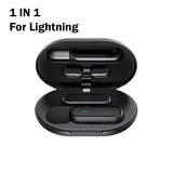 Professional Wireless Lavalier Microphone Set with Portable Charging Box Crystal Clear Audio - 2in1-fast connection - Low Angle