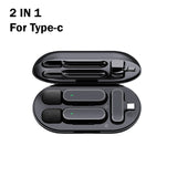 Professional Wireless Lavalier Microphone Set with Portable Charging Box Crystal Clear Audio - 2in1-fast connection