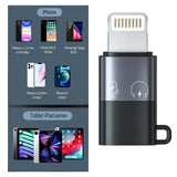 1-Pcs USB-C to fast connection OTG Adapter | Fast Charging & Data Sync | Compatible with iPhone 7-14 Pro Max, Headphones, Flash Drive, Mouse & More