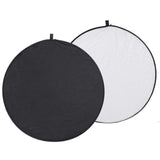 HRIDZ 80CM Portable 5 in 1 Collapsible Round Multi Disc Light Reflector - Rear View