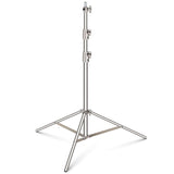 1Pcs Hridz 260cm Stainless Steel Heavy Duty with 1/4 to 3/8 adapter for Studio Softbox, Monolight and Other Photographic Equipment - 1-Stand - Front View