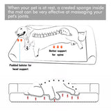 XXL Size PawfectFriend Orthopedic Dog Bed 3-Side Comfort Bolster Padded Calming Mattress Bed with Removable Cover - Close-Up Angle