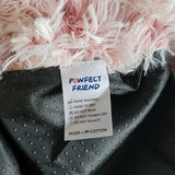 Light Brown Medium PawfectFriend Cozy Burrowing Cave Pet Bed for Dogs Cats Kitten Plush Warm Soft Sleeping Nest - Front View