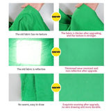 2x3m Green Backdrop for Photography Videos Event Photoshoot - Rear View