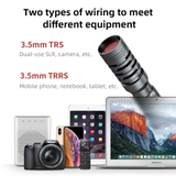 Hrid MG1 Compact Cardioid Shotgun Lavalier Microphone for Smartphones and Cameras - Rear View