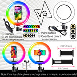 Hridz Makeup Selfie 10inches 26cm RGB Ringlight Dimmable LED Fill Ring Lamp - Extra Image