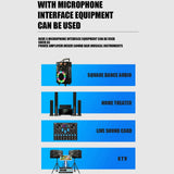 HridZ Dual Channel UHF Wireless Microphone System with Rechargeable Mics for Performances and Events