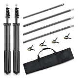 Heavy-Duty 2.6M x 3M Backdrop Support System for Professional Photography and Video Studio Use