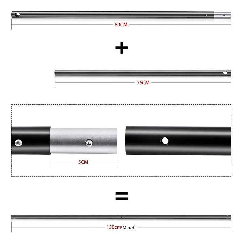 Heavy-Duty 2.6M x 3M Backdrop Support System for Professional Photography and Video Studio Use