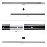 Heavy-Duty 2.6M x 3M Backdrop Support System for Professional Photography and Video Studio Use - Rear View