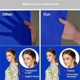 2Mx3M Blue Hridz Muslin Backdrops for Photography - Front View