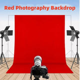 2mx3m White Hridz Muslin Backdrops for Photography - Side View