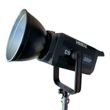 Hridz 300W COB Video Light LED Ultra Bright VL300 Bi-Color COB 2800-6800K Bowens - Top-Down View