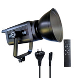 Hridz 300W COB Video Light LED Ultra Bright VL300 Bi-Color COB 2800-6800K Bowens - Rear View