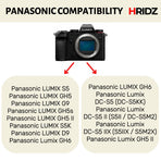 Hridz BLK22 Battery Charger for Panasonic DMW-BLK22 LUMIX DSLR - 1 charger only