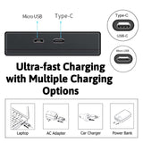 Hridz BLK22 Battery and Dual charger pack for Panasonic DMW-BLK22 LUMIX DSLR - combo-pack - Close-Up Angle