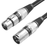 3m Hridz XLR Cable Male To Female Audio Output and Input Apply To KTV Microphone - Front View
