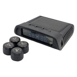 HRIDZ 1050 Solar-Powered Wireless Tire Pressure Monitoring System with 4 Sensors - Low Angle