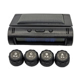 HRIDZ S2 Solar-Powered Wireless Tire Pressure Monitoring System with 4 Sensors - Top-Down View